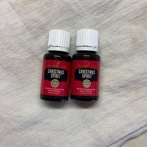 2 15ml sealed young living Christmas spirit oil